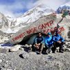 Mount Everest Base Camp bereikt